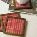 Abstract Artistry Cotton Handmade Coasters (Set of 4)