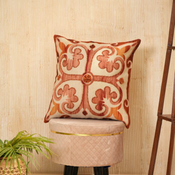Bloom Embroidered Cushion Cover