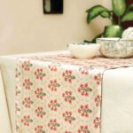 Enchanting Elegance Print Blende Silk Table Runner