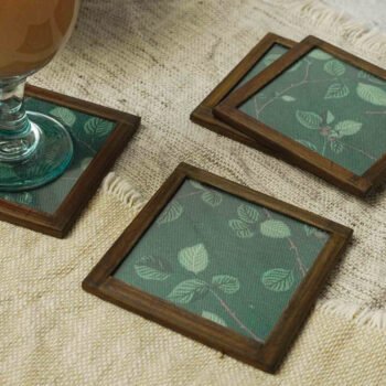 Everyday Elegance Handmade Cotton Coasters (Set of 4)