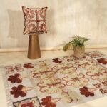 Harmony Hues Embroidered Rug