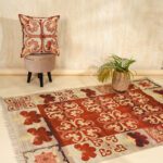 Mustard Mingle Embroidered Rug