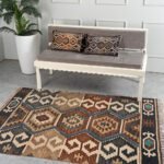 Muted Palette Embroidered Rug