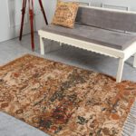 Vintage Floral Printed Rug