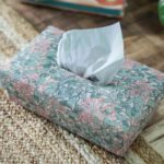 Whimsical Garden Floral Print Tissue Box