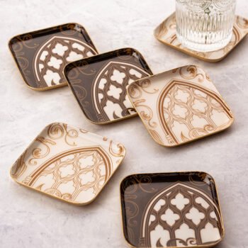 Chateau Metal Coasters (Set of 6)