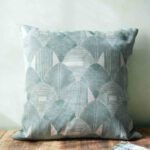 Green Botanical Cushion Cover