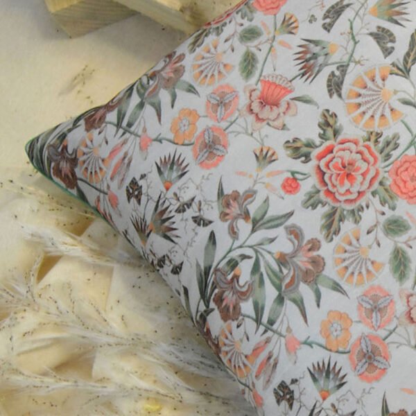 Multicolour Stunning Silk Cushion Cover - Image 2