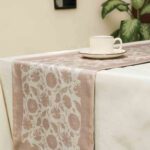 Silk Symphony Print Blende Silk Table Runner
