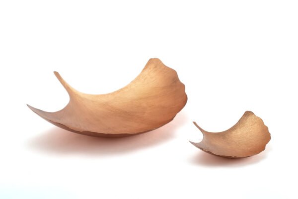 Copper Ginkgo Leaf Platter - Image 3