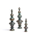 Rounded Brass Temple Corners (Set of 3)