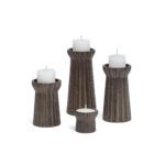Qutub Gold Candle Stand