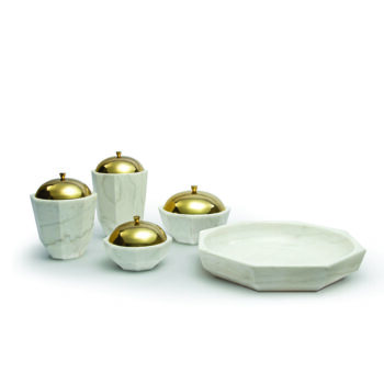 Marble Facet Collection (Set of 5)