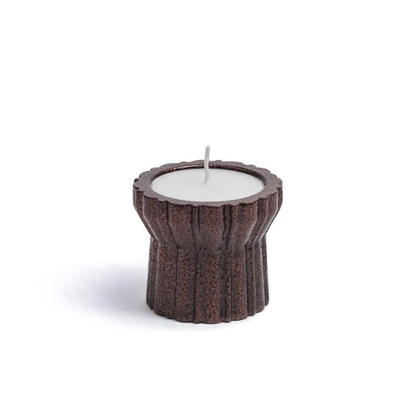 Qutub Copper Candle Stand (T Light)