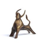 Brass Bull Sculpture