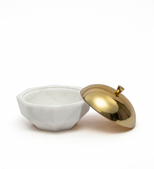 Marble Facet Bowl (Set of 2) - Image 3