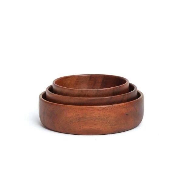 Nia Wooden Bowls (Set of 3) - Image 2