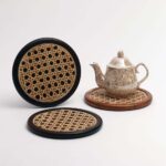 Rosemary Disc Wicker Trivet