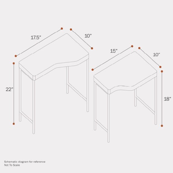 Nesting Nook Side Table (Set of 2) - Image 5