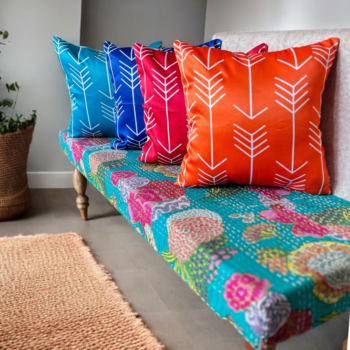 Zigzag Design Cushion Covers (Set of 4)