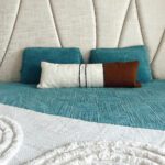 Scandinavian Cotton Lumbar Cushion With Filling