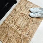 Evil Eye Boho Jute Door Mat