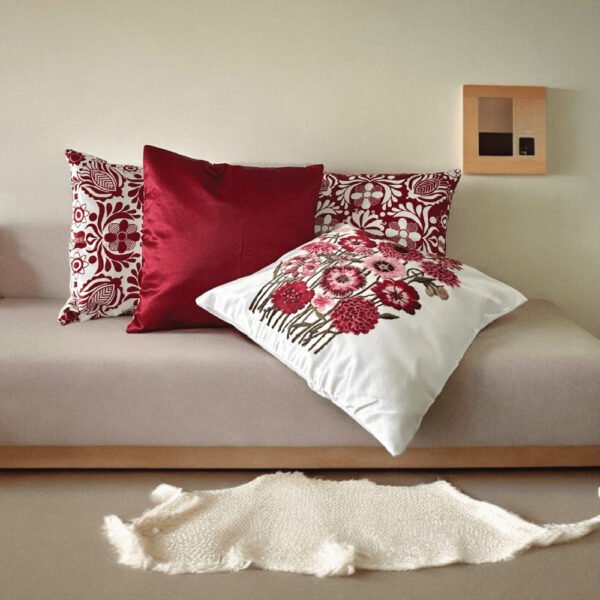 Handblock Printed Muslin Cushion Covers (Set of 4) - Image 2