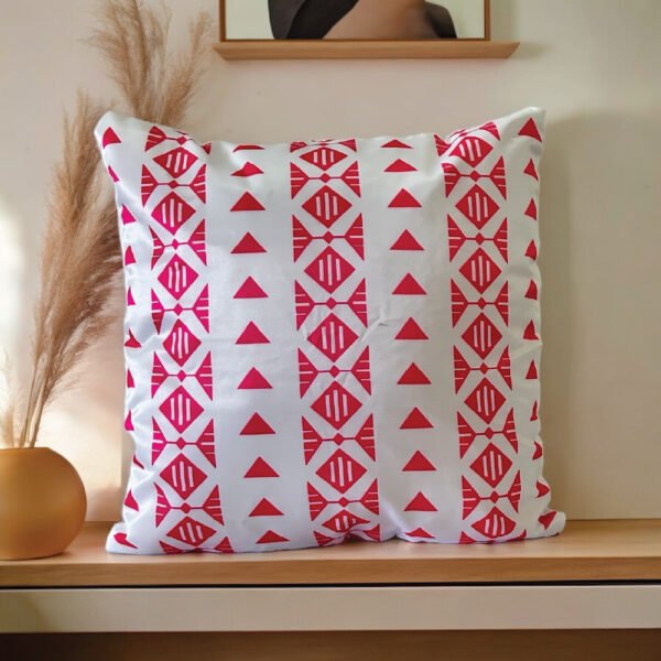 Pink Muslin Cushion Covers (Set of 3) - Image 3