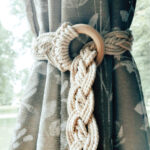 Macrame Braided Curtain Holder