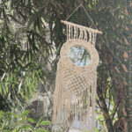 Naomi Macrame Mirror Wall Hanger (Round Mirror)