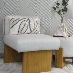 Boho Leaves Lumbar Cushion With Filling