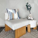 Barney Striped Cushion With Filling