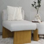 Moanna Leaves Tufted Cushion With Filling