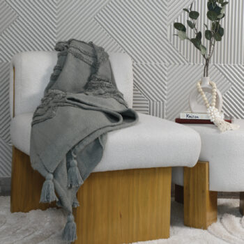 Diamond Tufted Throw