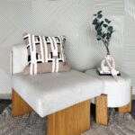 Zavi Geometric Cushion With Filling