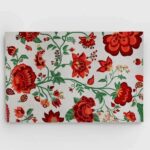 Pearl botany Chainstitch Embroidered Rug