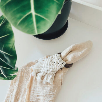 Boho Macrame Napkin Holder
