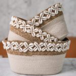 Seagrass Oval Shell Basket (Set of 3)