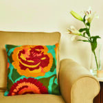 Turquoise Mary Cushion Cover