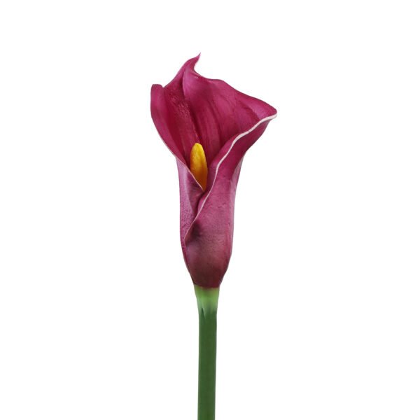 Purple Calla Lily Faux Flower Sticks (Set of 5) - Image 3