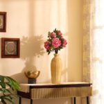 Purple Peony Single Faux Flower Stick