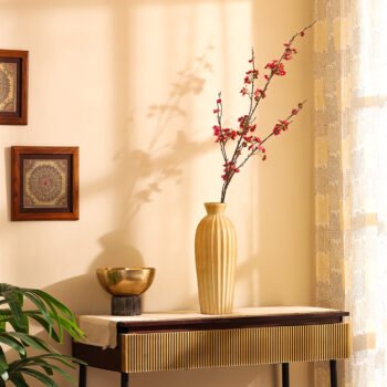 Pink Cherry Blossom Single Faux Flower Stick