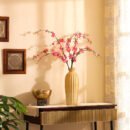 Baby Pink Cherry Blossom Single Faux Flower Stick