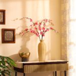 Baby Pink Cherry Blossom Single Faux Flower Stick