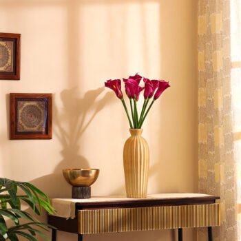 Purple Calla Lily Faux Flower Sticks (Set of 5)