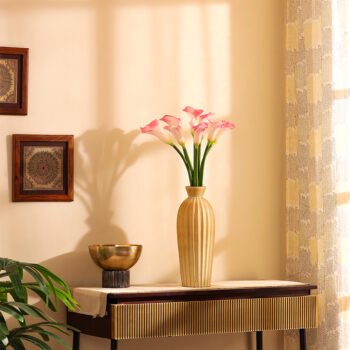 Pink Calla Lily Faux Flower Sticks (Set of 5)