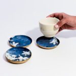 Abstract Design Lagoon Coasters (Set of 4)