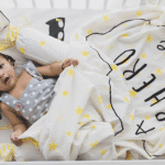Superbaby Flies Over Town Embroidered Dohar