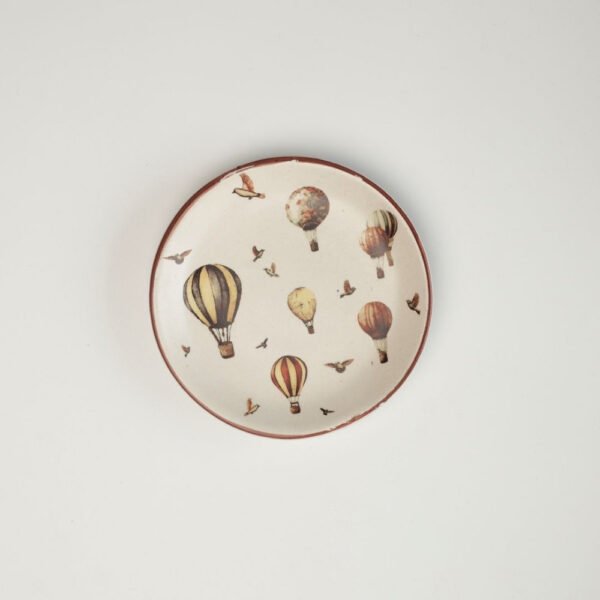 Single Whimsy Balloon Tea Plate - Image 4