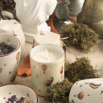 Maple Firewood Clove Luxury Glass Soy Wax Candle